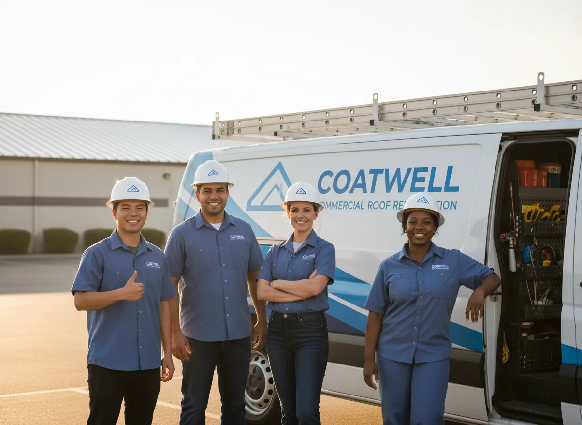 Commercial roof coating company in Slade, KY